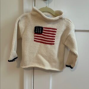 Ralph Lauren Kids Flag Sweater - Cream